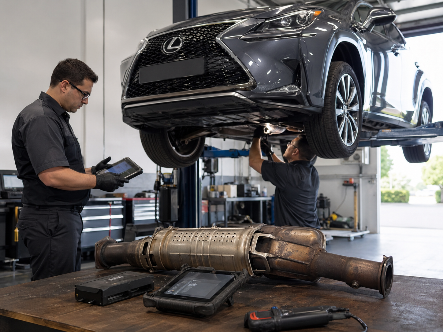 Почему проблемы с катализатором на lexus
